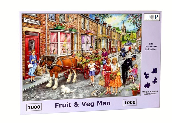 The House of Puzzles (4210) - "Fruit & Veg Man" - 1000 Teile Puzzle