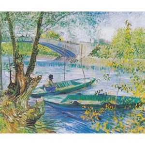 Puzzle Michele Wilson (A327-350) - Vincent van Gogh: "Fischen im Frühling" - 350 Teile Puzzle
