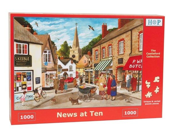 The House of Puzzles (4050) - "News At Ten" - 1000 Teile Puzzle