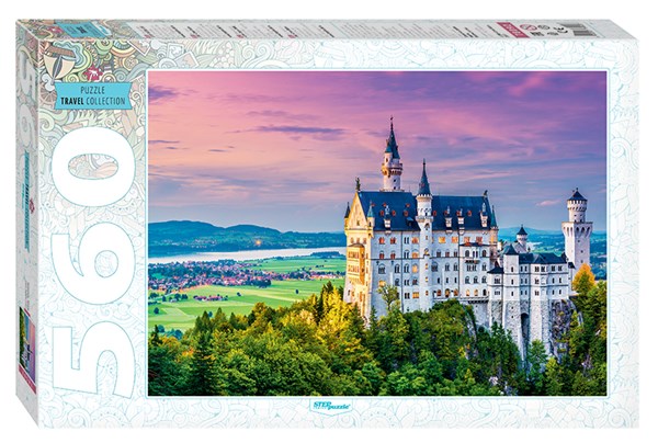 Step Puzzle (78092) - "Märchenschoss Neuschwanstein, Bayern" - 560 Teile Puzzle