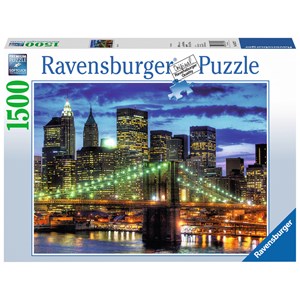 Ravensburger (16272) - "Skyline New York City" - 1500 Teile Puzzle