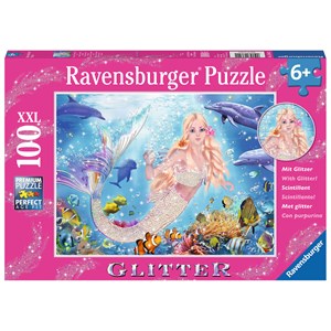 Ravensburger (13642) - "Glitzernde Unterwasserwelt" - 100 Teile Puzzle