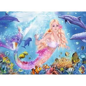 Ravensburger (13642) - "Glitzernde Unterwasserwelt" - 100 Teile Puzzle