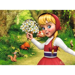 Ravensburger (07055) - "Your girlfriends from the Efteling" - 12 14 20 24 Teile Puzzle