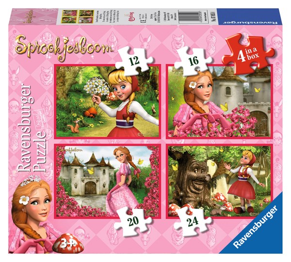 Ravensburger (07055) - "Your girlfriends from the Efteling" - 12 14 20 24 Teile Puzzle