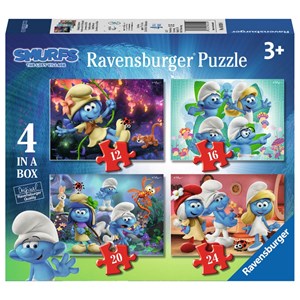 Ravensburger (06920) - "The Smurfs" - 12 16 20 24 Teile Puzzle