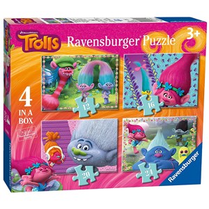 Ravensburger (06864) - "Trolls" - 12 16 20 24 Teile Puzzle