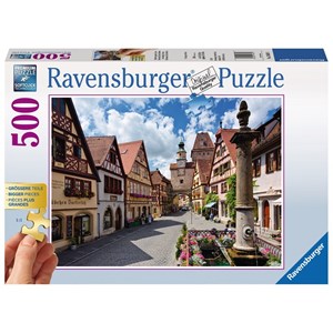 Ravensburger (13607) - "Rothenburg ob der Tauber" - 500 Teile Puzzle