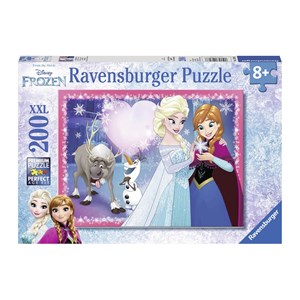 Ravensburger (128266) - "Die Eiskönigin - Geschwisterliebe" - 200 Teile Puzzle