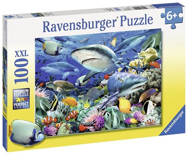 Ravensburger (10951) - "Riff der Haie" - 100 Teile Puzzle