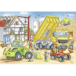 Ravensburger (07800) - "Viel zu tun auf der Baustelle" - 24 Teile Puzzle