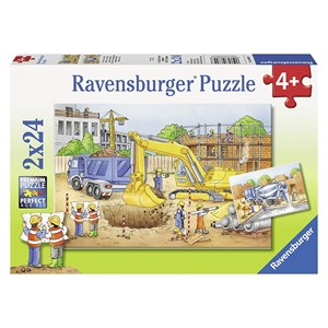 Ravensburger (08899) - "Vorsicht Baustelle!" - 24 Teile Puzzle