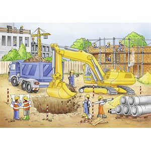 Ravensburger (08899) - "Vorsicht Baustelle!" - 24 Teile Puzzle