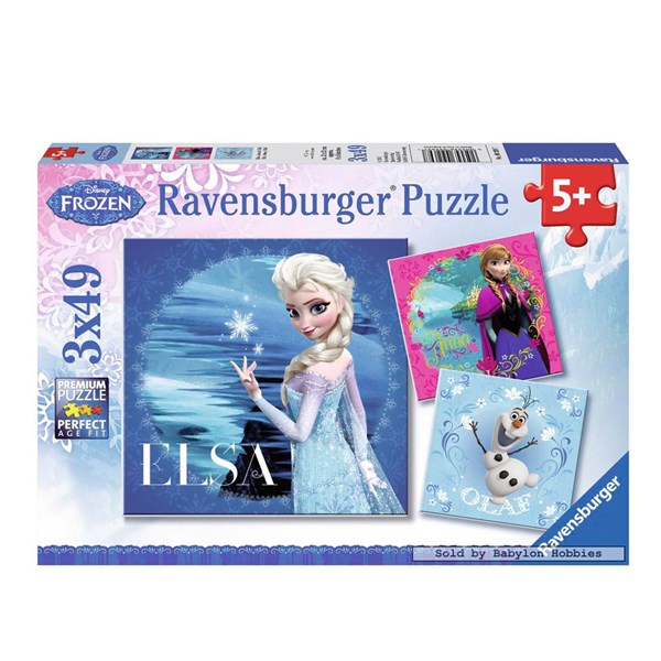 Ravensburger (09269) - "Elsa, Anna & Olaf" - 49 Teile Puzzle