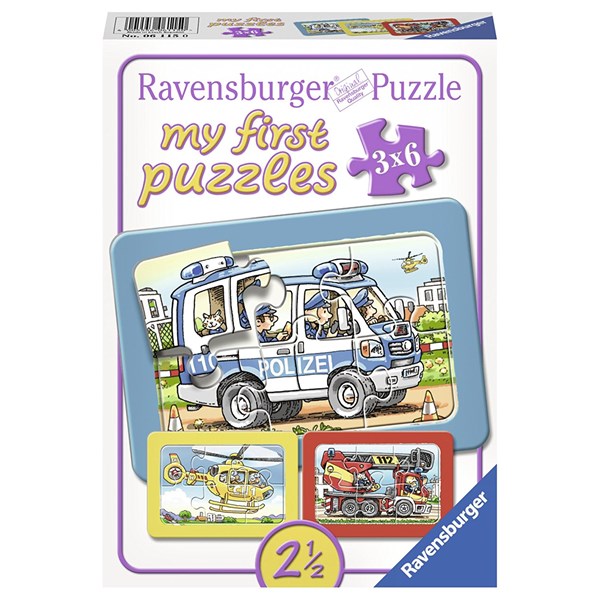Ravensburger (06115) - "Freund und Helfer" - 6 Teile Puzzle