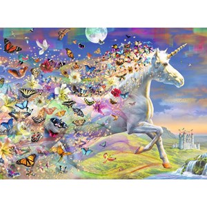Ravensburger (15046) - "Schmetterlingseinhorn" - 500 Teile Puzzle