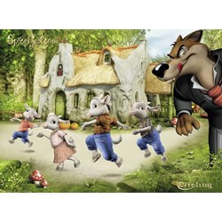 Ravensburger (07073) - "Your pals from the Efteling puzzle, 4 in 1" - 12 16 20 24 Teile Puzzle