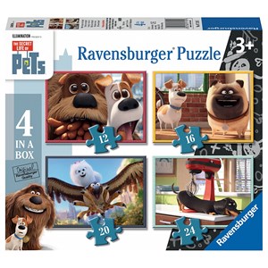 Ravensburger (07139) - "The Secret Life of Pets" - 12 16 20 24 Teile Puzzle