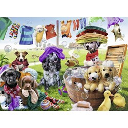 Ravensburger (10596) - "Bunter Waschtag" - 100 Teile Puzzle