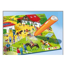 Ravensburger (005482) - "Tiptoi Equestrian Center" - 100 Teile Puzzle