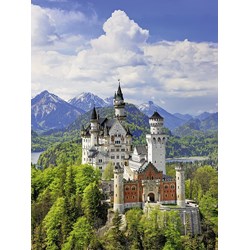 Ravensburger (13681) - "Märchenhaftes Schloss Neuschwanstein" - 500 Teile Puzzle