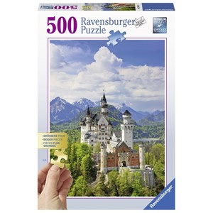 Ravensburger (13681) - "Märchenhaftes Schloss Neuschwanstein" - 500 Teile Puzzle