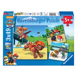 Ravensburger (09239) - "Paw Patrol Team auf 4 Pfoten" - 49 Teile Puzzle