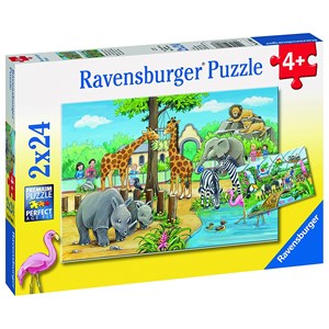 Ravensburger (07806) - "Willkommen im Zoo" - 24 Teile Puzzle