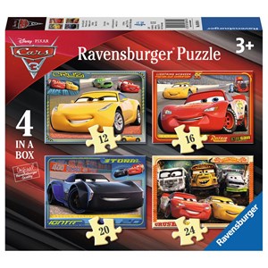 Ravensburger (06894) - "Cars 3" - 12 16 20 24 Teile Puzzle