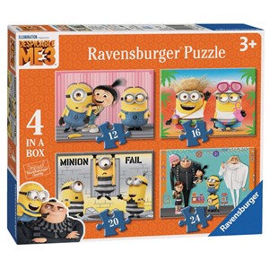 Ravensburger (06895) - "Despicable Me 3" - 12 16 20 24 Teile Puzzle