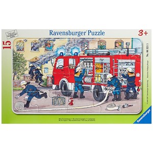 Ravensburger (06321) - "Mein Feuerwehrauto" - 15 Teile Puzzle