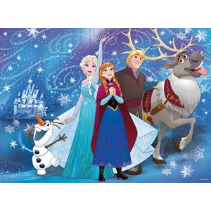 Ravensburger (13610) - "Die Eiskönigin - Glitzernder Schnee" - 100 Teile Puzzle