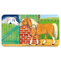 Ravensburger (07333) - "Auf dem Bauernhof" - 2 Teile Puzzle