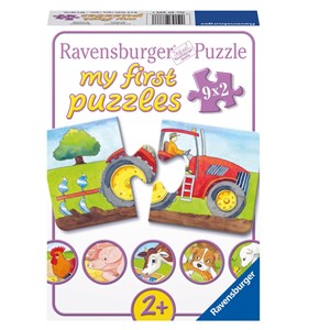 Ravensburger (07333) - "Auf dem Bauernhof" - 2 Teile Puzzle