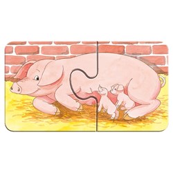 Ravensburger (07333) - "Auf dem Bauernhof" - 2 Teile Puzzle