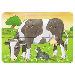 Ravensburger (06953) - "Liebenswerte Bauernhof" - 2 4 6 8 Teile Puzzle