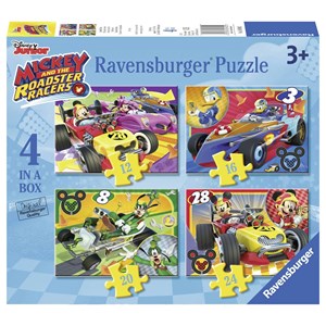 Ravensburger - "Mickey and the Roadster Racers" - 12 16 20 24 Teile Puzzle