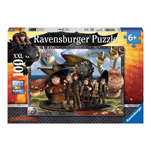 Ravensburger - "Ohnezahn und seine Freunde" - 100 Teile Puzzle