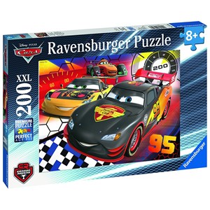 Ravensburger (12819) - "Cars - Auf der Rennstrecke" - 200 Teile Puzzle