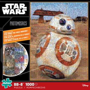 Buffalo Games (10607) - "Photomosaic Star Wars Episode VII BB-8" - 1000 Teile Puzzle