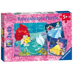 Ravensburger (09350) - "Abenteuer mit den Prinzessinnen" - 49 Teile Puzzle