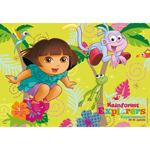 Ravensburger (08877) - "Dora in the Jungle" - 24 Teile Puzzle