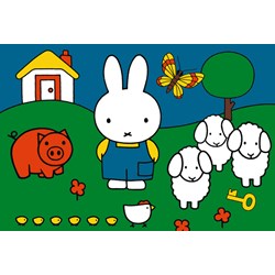 Ravensburger (07566) - "Miffy at the animals" - 12 Teile Puzzle