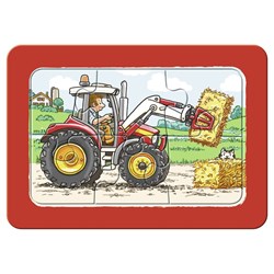 Ravensburger (06573) - "Traktor und Kipplader" - 6 Teile Puzzle
