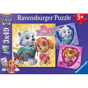 Ravensburger (08008) - "Paw Patrol - Skye & Everest" - 49 Teile Puzzle