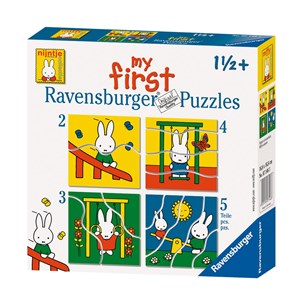 Ravensburger (07146) - "Miffy" - 2 3 4 5 Teile Puzzle