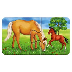 Ravensburger (07331) - "Liebenswerte Tiere" - 2 Teile Puzzle