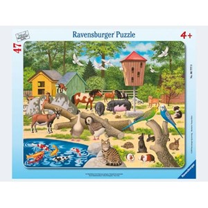 Ravensburger (06777) - "Im Streichelzoo" - 47 Teile Puzzle