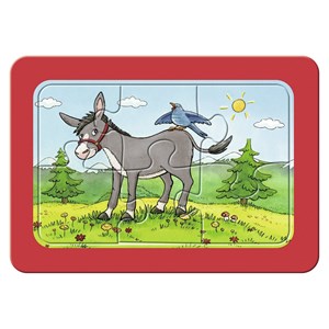 Ravensburger (61341) - "Esel, Schaf und Ziege" - 6 Teile Puzzle