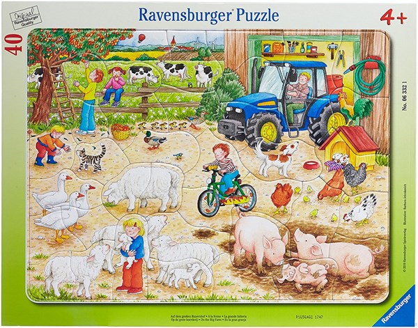 Ravensburger (06332) - "Auf dem großen Bauernhof" - 40 Teile Puzzle